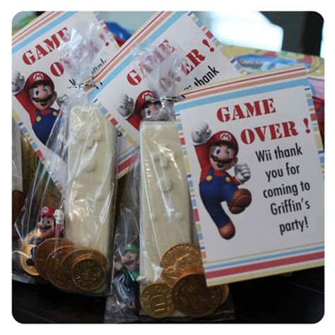 party favor ideas for video game party|video game themed party favors.